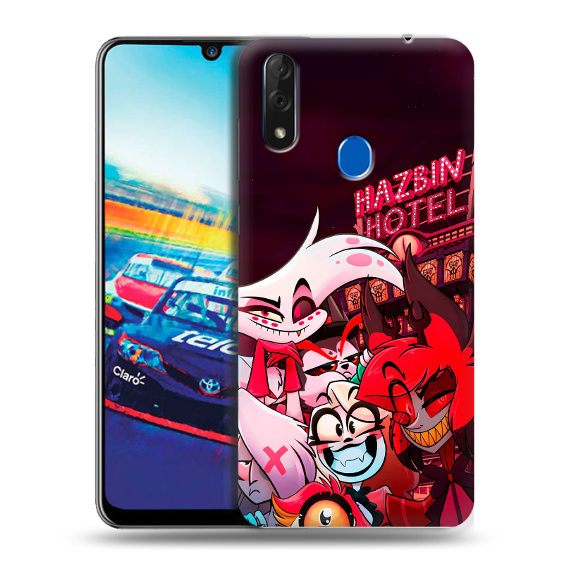 Силиконовый чехол на ZTE Blade V10 с принтом Hazbin Hotel Отель Хазбин Силиконовый чехол на ZTE Blade V10 с принтом Hazbin Hotel Отель Хазбин