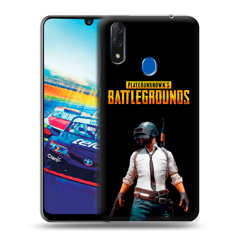Силиконовый чехол на ZTE Blade V10 с принтом PUGB ПАГБ Силиконовый чехол на ZTE Blade V10 с принтом PUGB ПАГБ