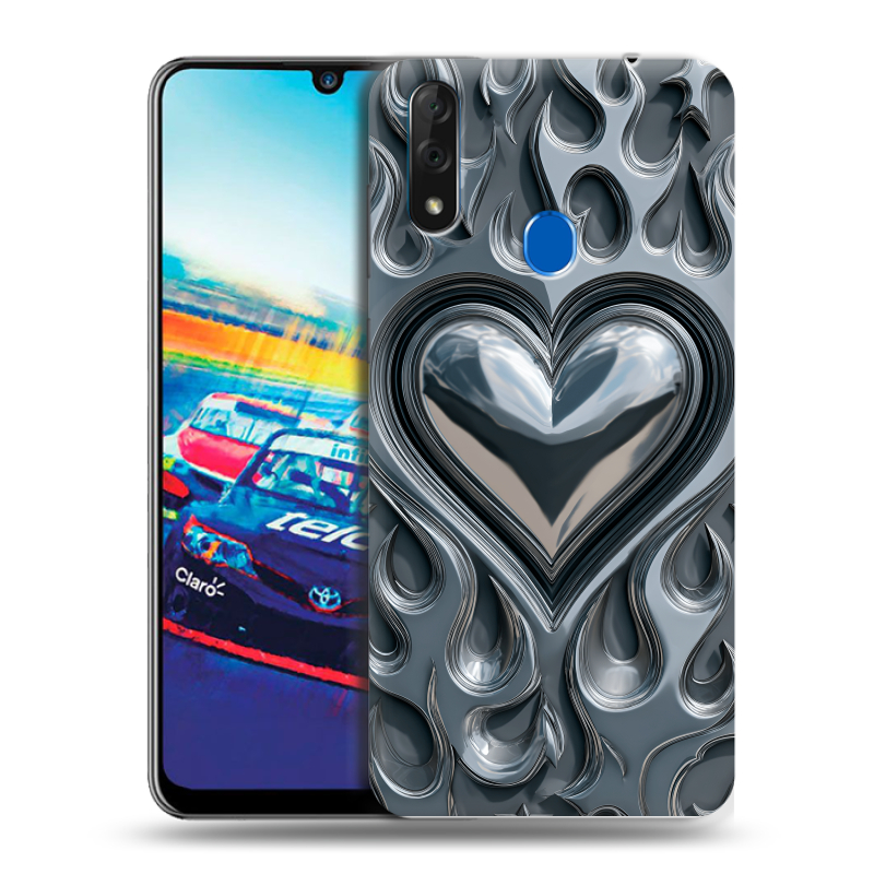 Силиконовый чехол на ZTE Blade V10 с принтом Y2K Силиконовый чехол на ZTE Blade V10 с принтом Y2K