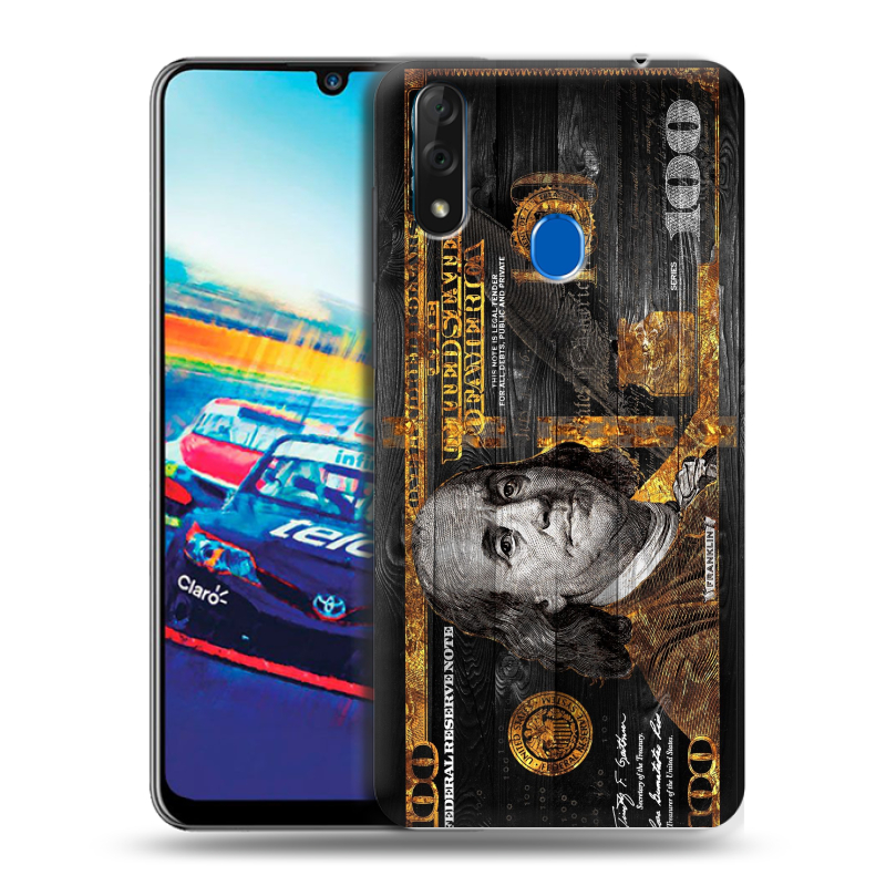 Силиконовый чехол на ZTE Blade V10 с принтом Доллар деньги Силиконовый чехол на ZTE Blade V10 с принтом Доллар деньги