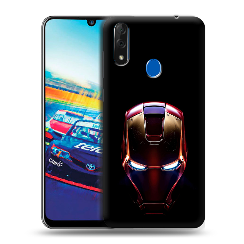 Силиконовый чехол на ZTE Blade V10 с принтом IronMan Железный человек Силиконовый чехол на ZTE Blade V10 с принтом IronMan Железный человек