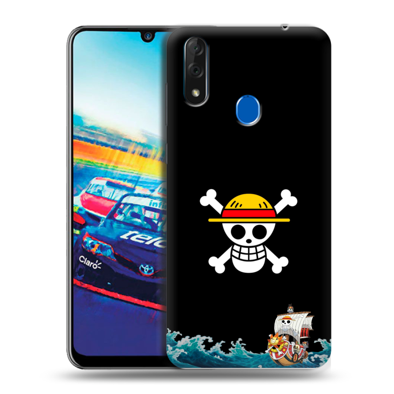 Силиконовый чехол на ZTE Blade V10 с принтом One Piece Ван Пис Силиконовый чехол на ZTE Blade V10 с принтом One Piece Ван Пис