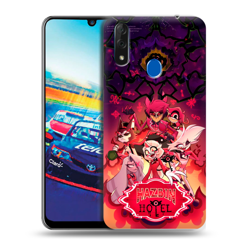 Силиконовый чехол на ZTE Blade V10 с принтом Hazbin Hotel Отель Хазбин Силиконовый чехол на ZTE Blade V10 с принтом Hazbin Hotel Отель Хазбин