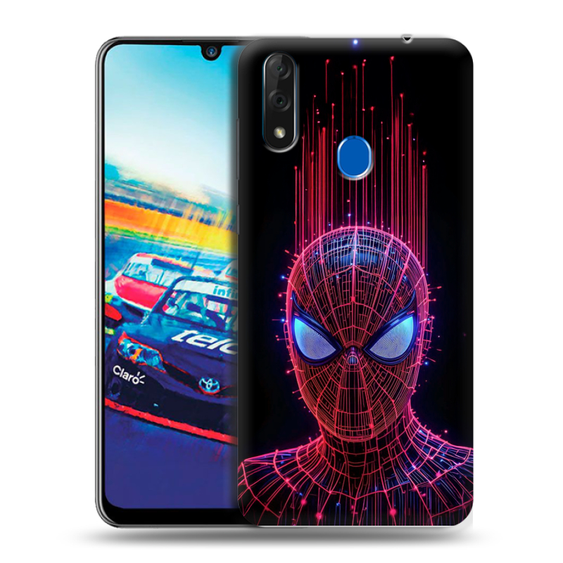 Силиконовый чехол на ZTE Blade V10 с принтом Spiderman Человек паук Силиконовый чехол на ZTE Blade V10 с принтом Spiderman Человек паук