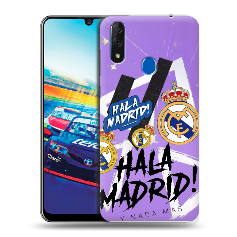 Силиконовый чехол на ZTE Blade V10 с принтом Real Madrid Реал Мадрид Силиконовый чехол на ZTE Blade V10 с принтом Real Madrid Реал Мадрид