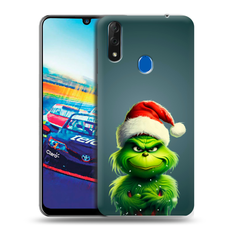 Силиконовый чехол на ZTE Blade V10 с принтом Новый год Силиконовый чехол на ZTE Blade V10 с принтом Новый год