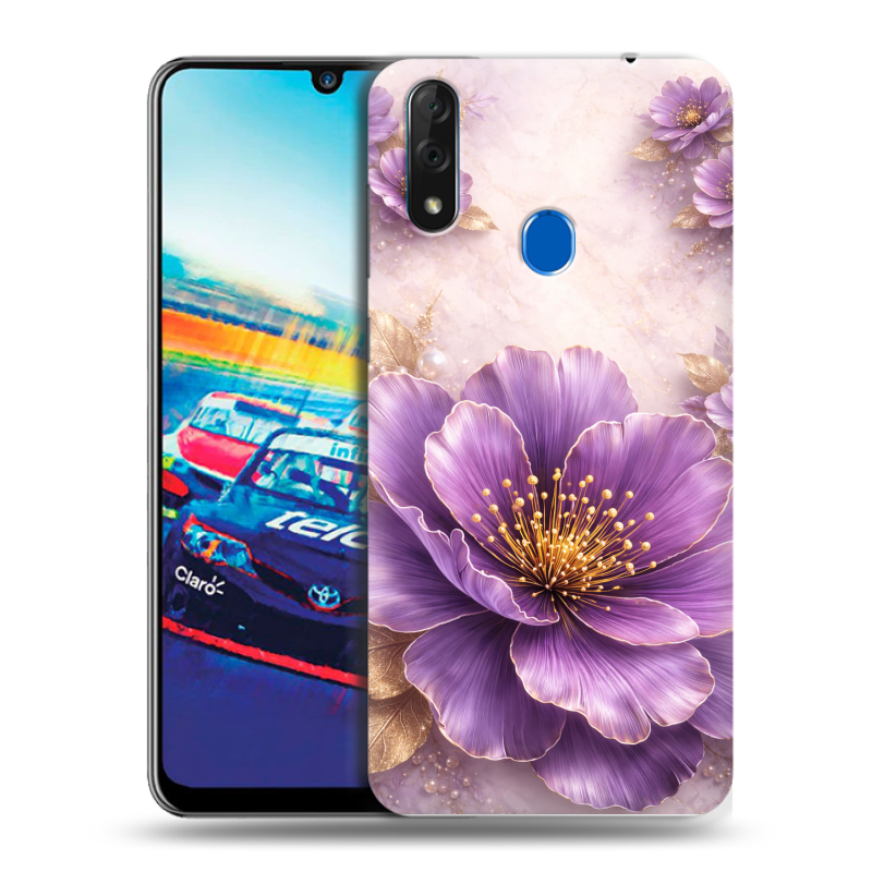 Силиконовый чехол на ZTE Blade V10 с принтом женский Силиконовый чехол на ZTE Blade V10 с принтом женский