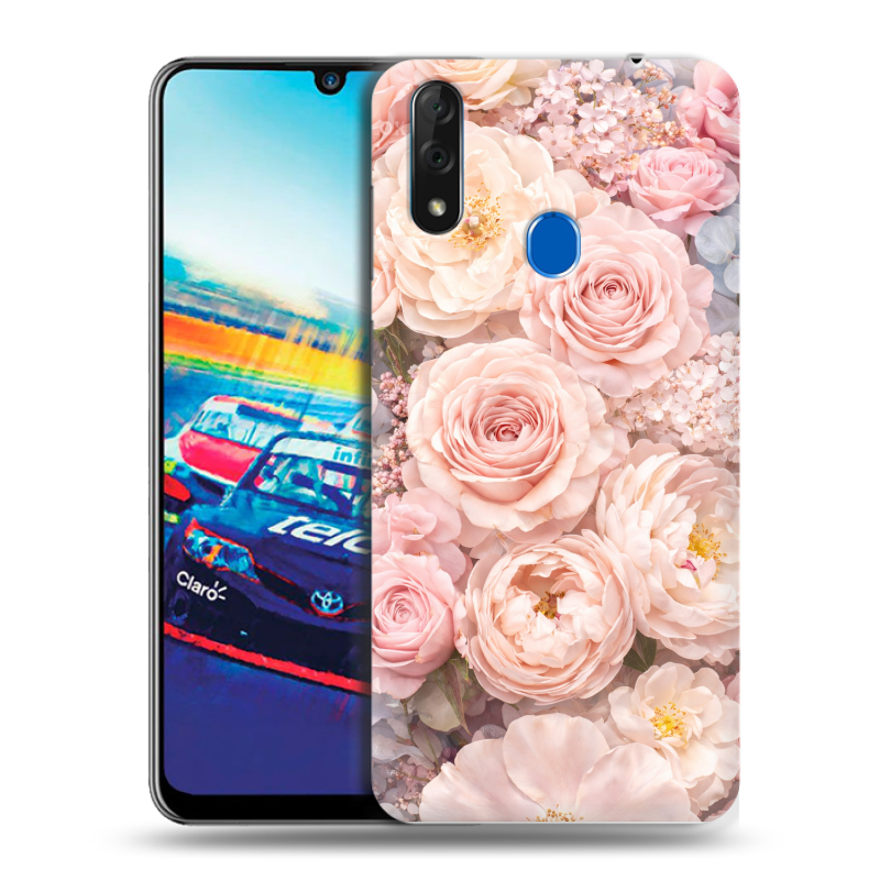 Силиконовый чехол на ZTE Blade V10 с принтом женский Силиконовый чехол на ZTE Blade V10 с принтом женский