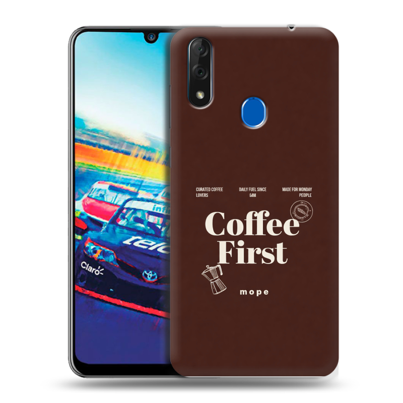 Силиконовый чехол на ZTE Blade V10 с принтом женский Силиконовый чехол на ZTE Blade V10 с принтом женский