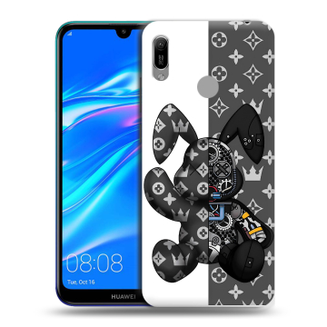 Силиконовый противоударный чехол на Huawei Y6 (2019) с принтом Луи робот