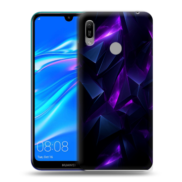 Силиконовый противоударный чехол на Huawei Y6 (2019) с принтом Абстракиция