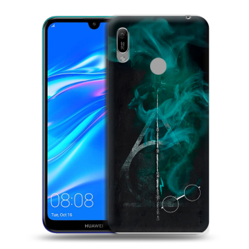 Силиконовый противоударный чехол на Huawei Y6 (2019) с принтом Гарри Поттер Harry Potter