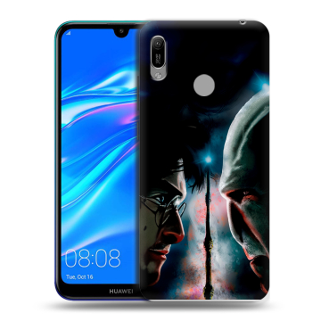 Силиконовый противоударный чехол на Huawei Y6 (2019) с принтом Гарри Поттер Harry Potter