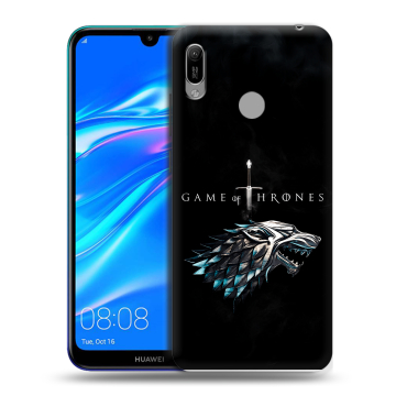 Силиконовый противоударный чехол на Huawei Y6 (2019) с принтом Игра Престолов Game Thrones