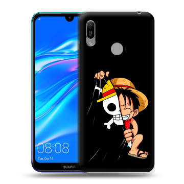 Силиконовый противоударный чехол на Huawei Y6 (2019) с принтом One Piece Ван Пис