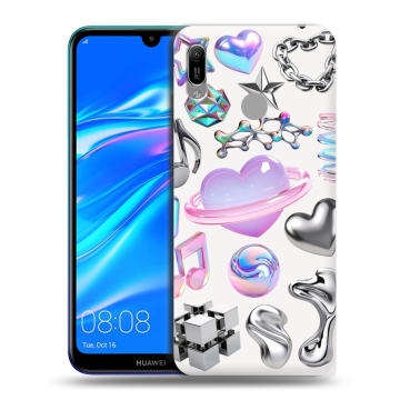 Силиконовый противоударный чехол на Huawei Y6 (2019) с принтом Y2K