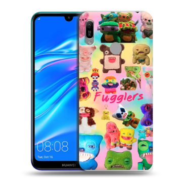 Силиконовый противоударный чехол на Huawei Y6 (2019) с принтом Флагер Fuggler