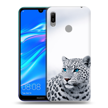 Силиконовый противоударный чехол на Huawei Y6 (2019) с принтом женский