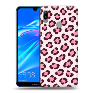 Силиконовый противоударный чехол на Huawei Y6 (2019) с принтом для девочек