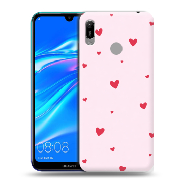 Силиконовый противоударный чехол на Huawei Y6 (2019) с принтом для девочек