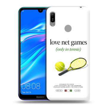 Силиконовый противоударный чехол на Huawei Y6 (2019) с принтом для девочек