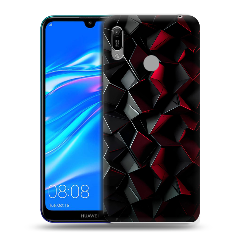 Пластиковый чехол на Huawei Y6 (2019) с принтом Абстракция Пластиковый чехол на Huawei Y6 (2019) с принтом Абстракция