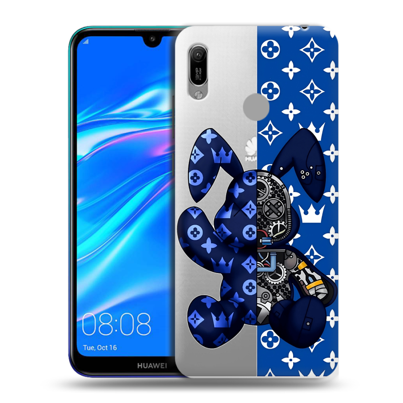 Пластиковый чехол на Huawei Y6 (2019) с принтом Луи робот Пластиковый чехол на Huawei Y6 (2019) с принтом Луи робот