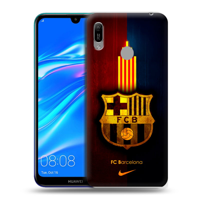 Силиконовый противоударный чехол на Huawei Y6 (2019) с принтом Барселона Barcelona Силиконовый противоударный чехол на Huawei Y6 (2019) с принтом Барселона Barcelona