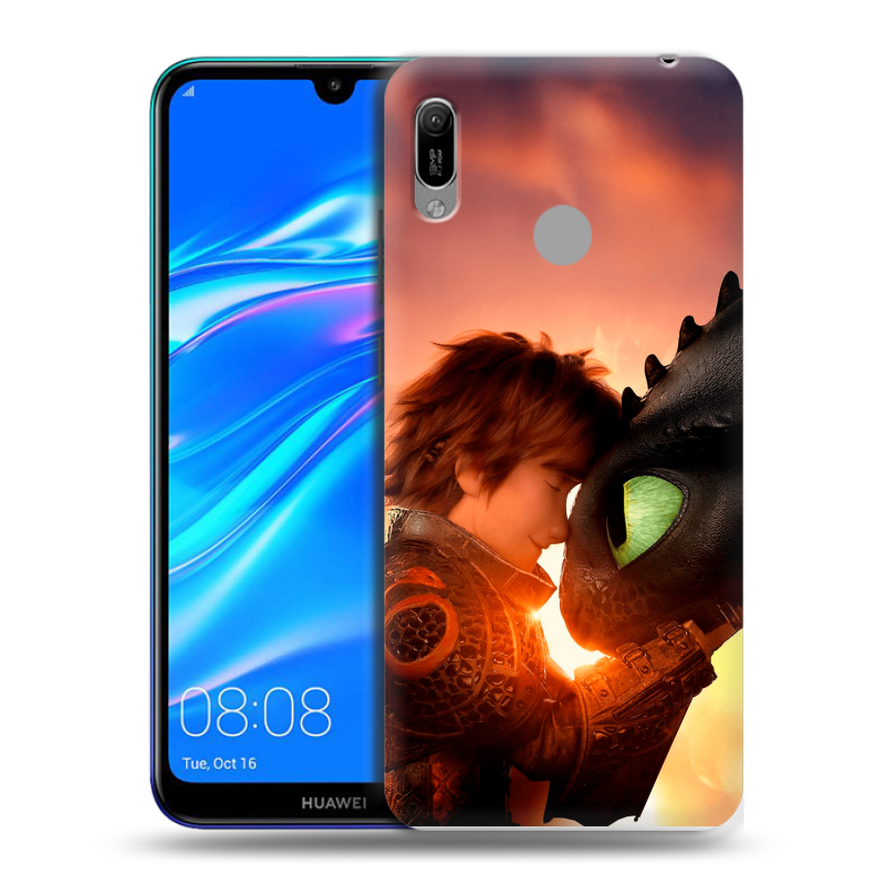 Пластиковый чехол на Huawei Y6 (2019) с принтом Как приручить дракона Пластиковый чехол на Huawei Y6 (2019) с принтом Как приручить дракона