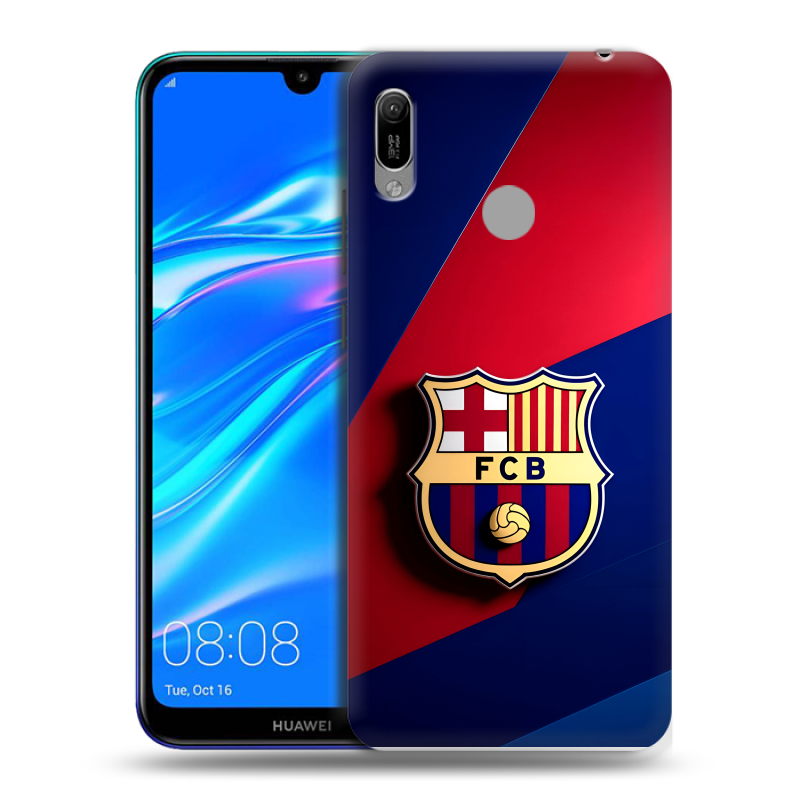 Силиконовый противоударный чехол на Huawei Y6 (2019) с принтом Барселона Barcelona Силиконовый противоударный чехол на Huawei Y6 (2019) с принтом Барселона Barcelona