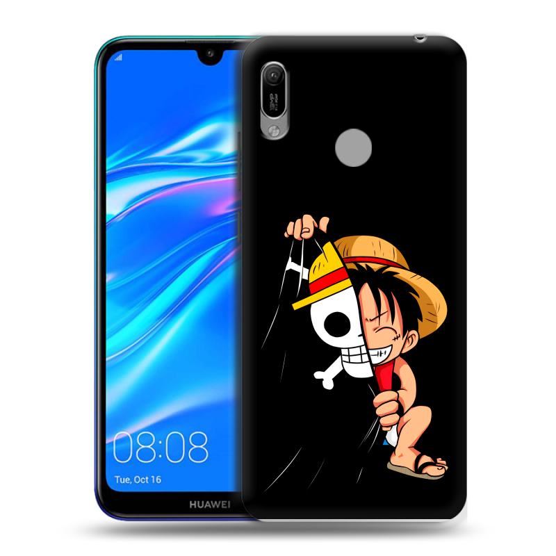 Пластиковый чехол на Huawei Y6 (2019) с принтом One Piece Ван Пис Пластиковый чехол на Huawei Y6 (2019) с принтом One Piece Ван Пис