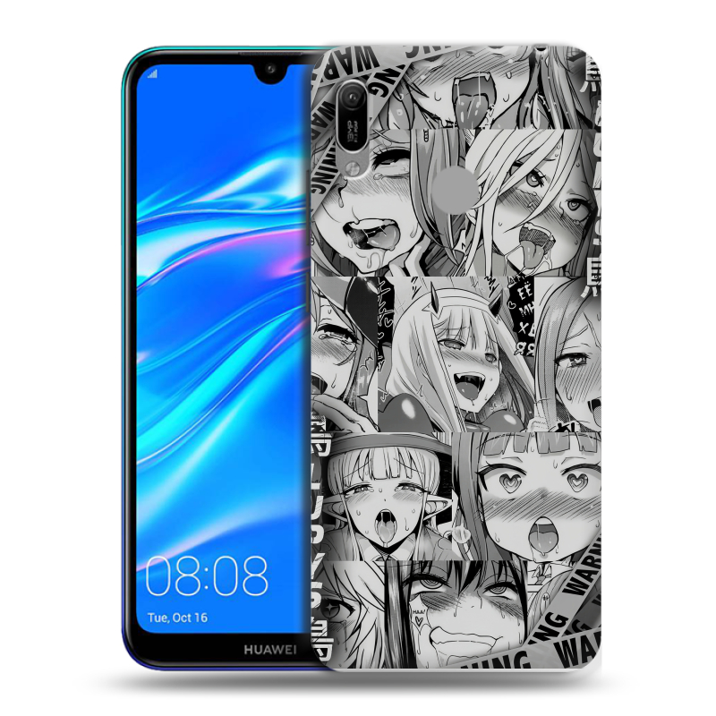 Пластиковый чехол на Huawei Y6 (2019) с принтом Ahegao Ахегао Аниме Пластиковый чехол на Huawei Y6 (2019) с принтом Ahegao Ахегао Аниме