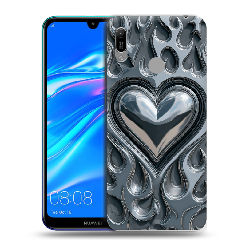 Силиконовый противоударный чехол на Huawei Y6 (2019) с принтом Y2K Силиконовый противоударный чехол на Huawei Y6 (2019) с принтом Y2K
