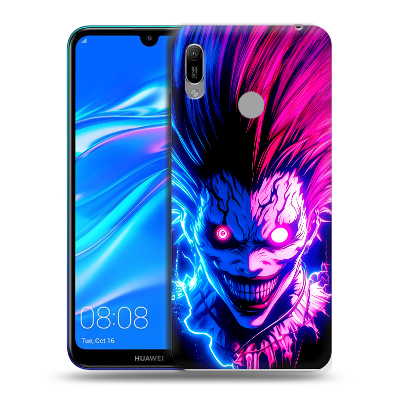 Пластиковый чехол на Huawei Y6 (2019) с принтом Death note Тетрадь смерти Пластиковый чехол на Huawei Y6 (2019) с принтом Death note Тетрадь смерти