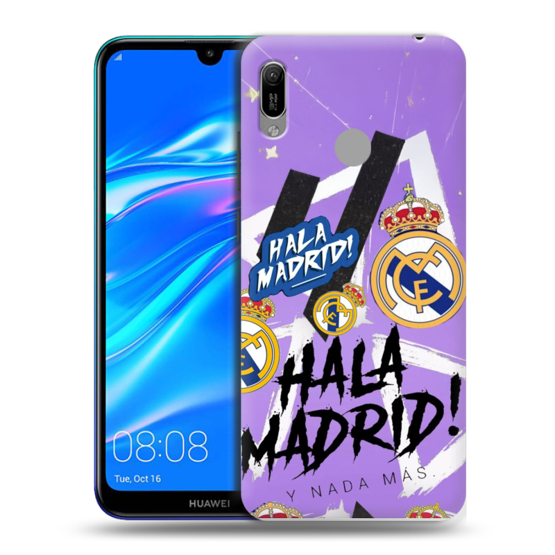 Пластиковый чехол на Huawei Y6 (2019) с принтом Real Madrid Реал Мадрид Пластиковый чехол на Huawei Y6 (2019) с принтом Real Madrid Реал Мадрид