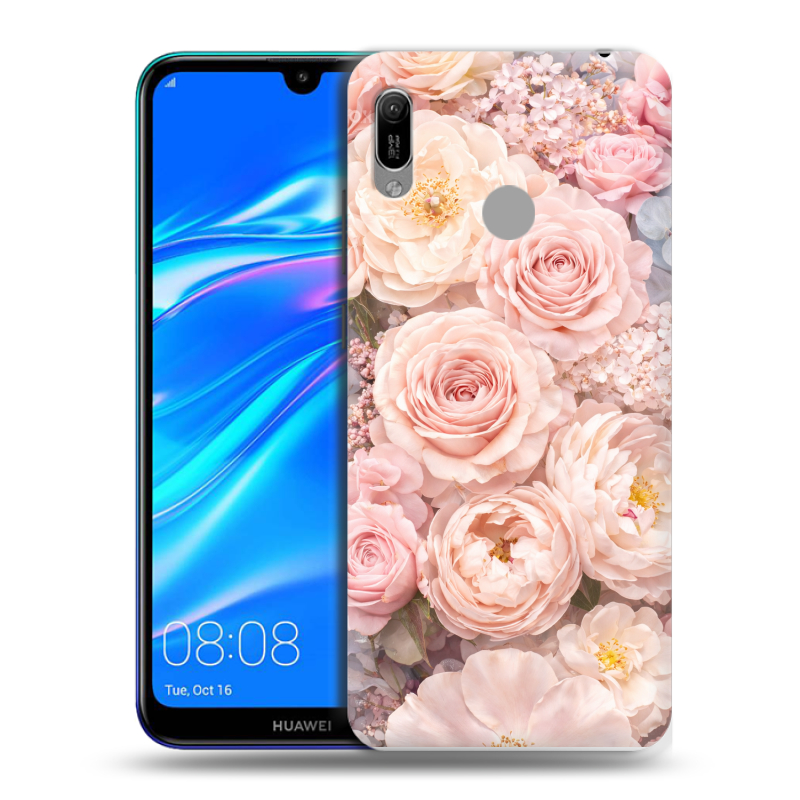 Силиконовый противоударный чехол на Huawei Y6 (2019) с принтом женский Силиконовый противоударный чехол на Huawei Y6 (2019) с принтом женский