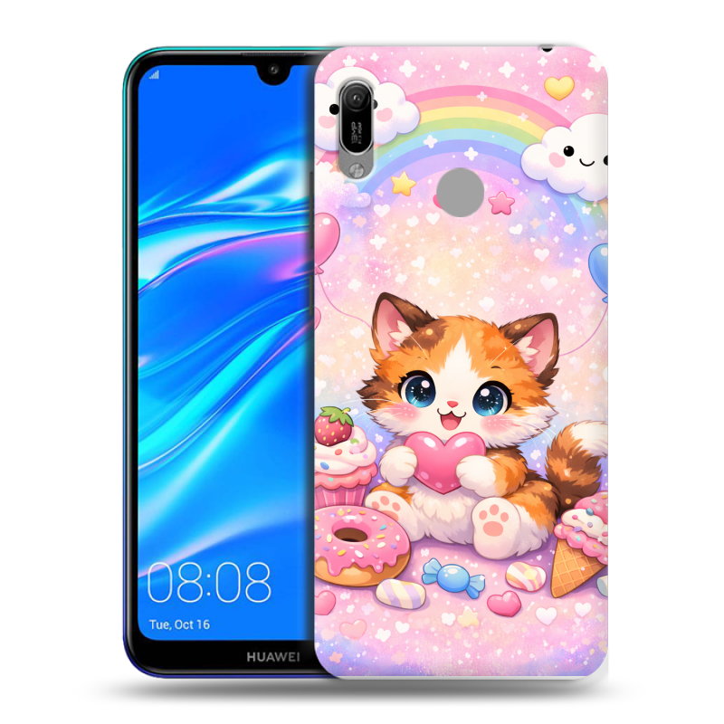 Пластиковый чехол на Huawei Y6 (2019) с принтом для девочек Пластиковый чехол на Huawei Y6 (2019) с принтом для девочек