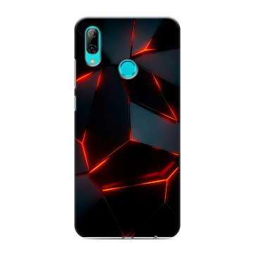 Силиконовый противоударный чехол на Huawei Y7 (2019) с принтом Яркие абстракции Силиконовый противоударный чехол на Huawei Y7 (2019) с принтом Яркие абстракции