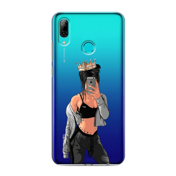 Силиконовый противоударный чехол на Huawei Y7 (2019) с принтом Женские принты