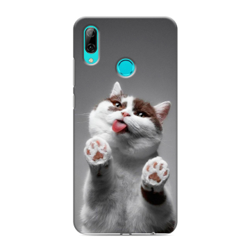 Силиконовый противоударный чехол на Huawei Y7 (2019) с принтом Коты Силиконовый противоударный чехол на Huawei Y7 (2019) с принтом Коты