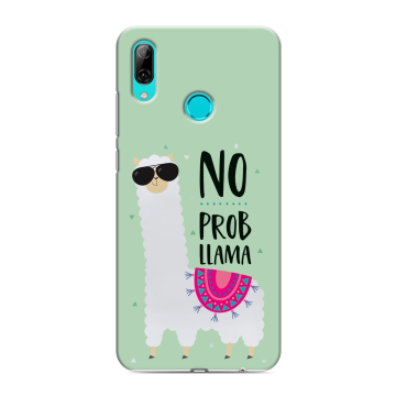 Силиконовый противоударный чехол на Huawei Y7 (2019) с принтом Лама Силиконовый противоударный чехол на Huawei Y7 (2019) с принтом Лама