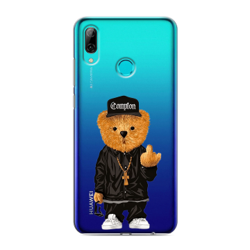 Силиконовый противоударный чехол на Huawei Y7 (2019) с принтом Мишка Силиконовый противоударный чехол на Huawei Y7 (2019) с принтом Мишка