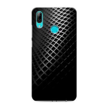 Силиконовый противоударный чехол на Huawei Y7 (2019) с принтом Текстура металла Силиконовый противоударный чехол на Huawei Y7 (2019) с принтом Текстура металла