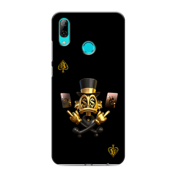 Силиконовый противоударный чехол на Huawei Y7 (2019) с принтом Золотой скрудж макдак
