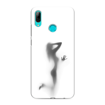 Силиконовый противоударный чехол на Huawei Y7 (2019) с принтом Силуэт