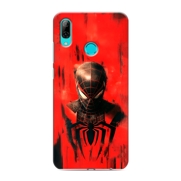 Силиконовый противоударный чехол на Huawei Y7 (2019) с принтом человек паук spiderman