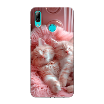 Силиконовый противоударный чехол на Huawei Y7 (2019) с принтом котята котики Силиконовый противоударный чехол на Huawei Y7 (2019) с принтом котята котики