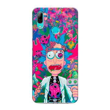 Силиконовый противоударный чехол на Huawei Y7 (2019) с принтом Рик и Морти Rick Morty Силиконовый противоударный чехол на Huawei Y7 (2019) с принтом Рик и Морти Rick Morty