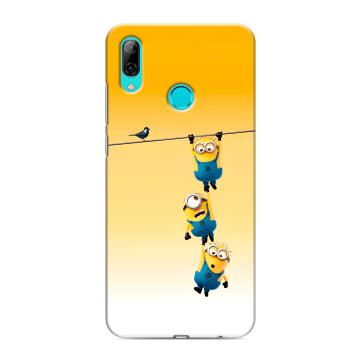 Силиконовый противоударный чехол на Huawei Y7 (2019) с принтом Миньоны Силиконовый противоударный чехол на Huawei Y7 (2019) с принтом Миньоны