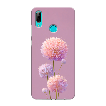 Силиконовый противоударный чехол на Huawei Y7 (2019) с принтом Цветы